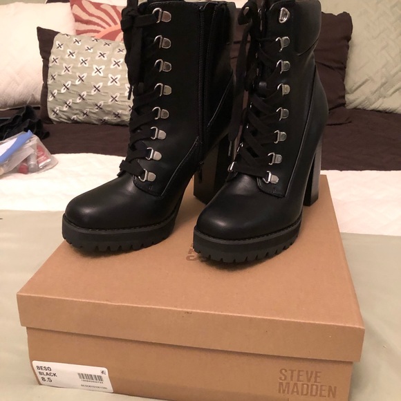 Steve Madden Beso platform boots - Picture 1 of 3